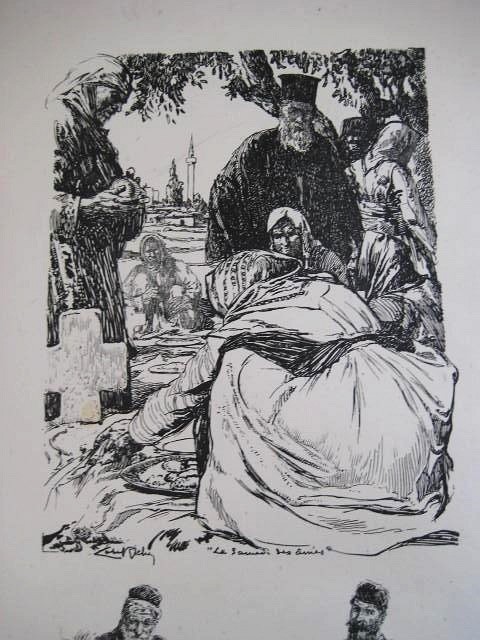 Almery-Lobel-Riche-1880-–-1950-Funeral-1916-lithography