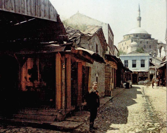 Скопје 1913, автохромна фотографија