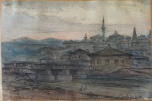 Benoist Amable (XIX-XX), Kavadar, watercolors (1915)