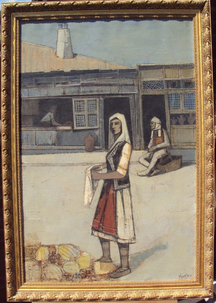 Ber-Mengels-1921-–1995-Macedonian-Girl-1961-oil-on-canvas