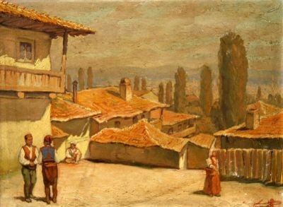 Cermak, View of Berovo, ~1910 oil on canvas