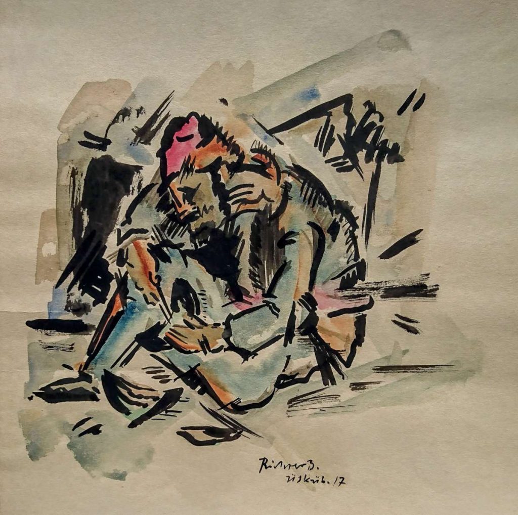 Heinrich-Richter-Berlin-1884-1981„-Uskub-1917“-watercolors-Ушкуб-1917-акварели