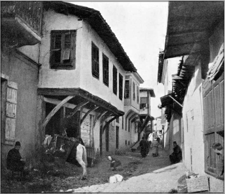 Henry Noel Brailsford (1873 –1958), Main street in Ohrid, 1904, photography
