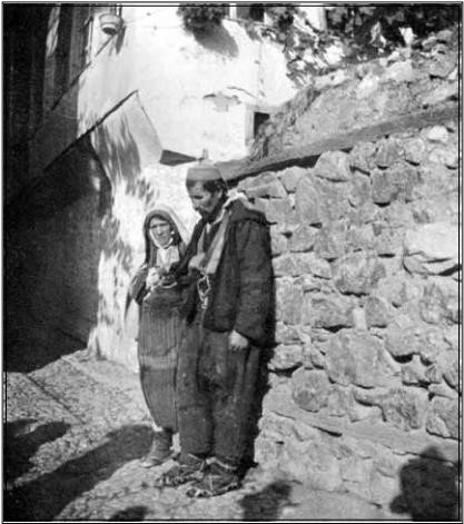 Сиромашни селани во Охрид, 1904, фотографија