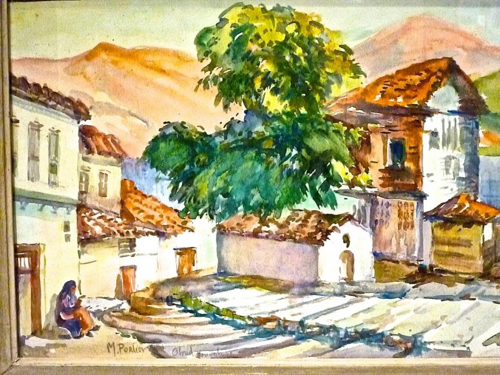 Marguerite-Portier-1893-1992-Ochrida-watercolors.