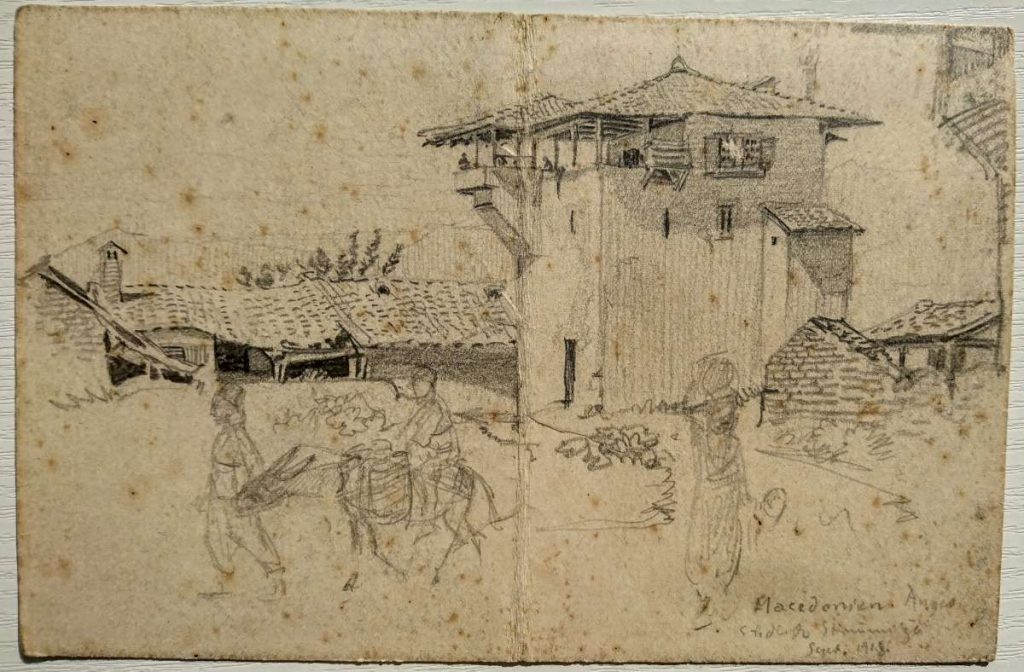 Max Rőmer 1878-1960 Drawings from Macedonia Skopje Strumica Valandovo Thessaloniki 1918