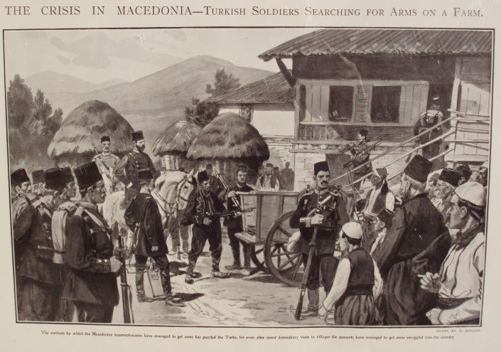 Otto Gerlach 1862-1908 Illustration for The Sphere 26 September 1903 Crisis In Macedonia
