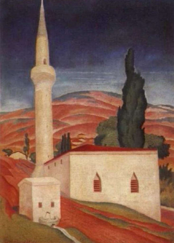 Gustav Wunderwald (1882-1945) “Mosque in Macedonia” c.1918