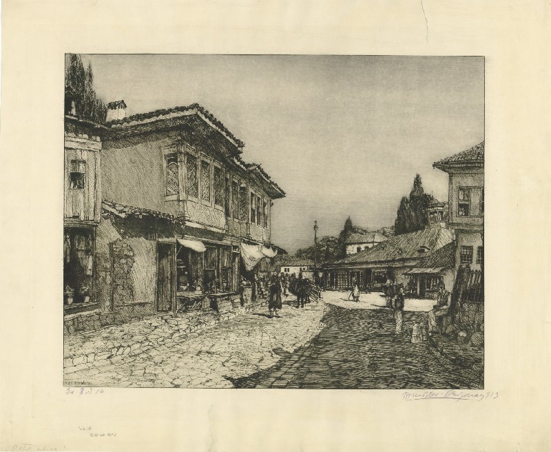 Tomislav-Krizman-1882-–-1955-Street-in-Bitola