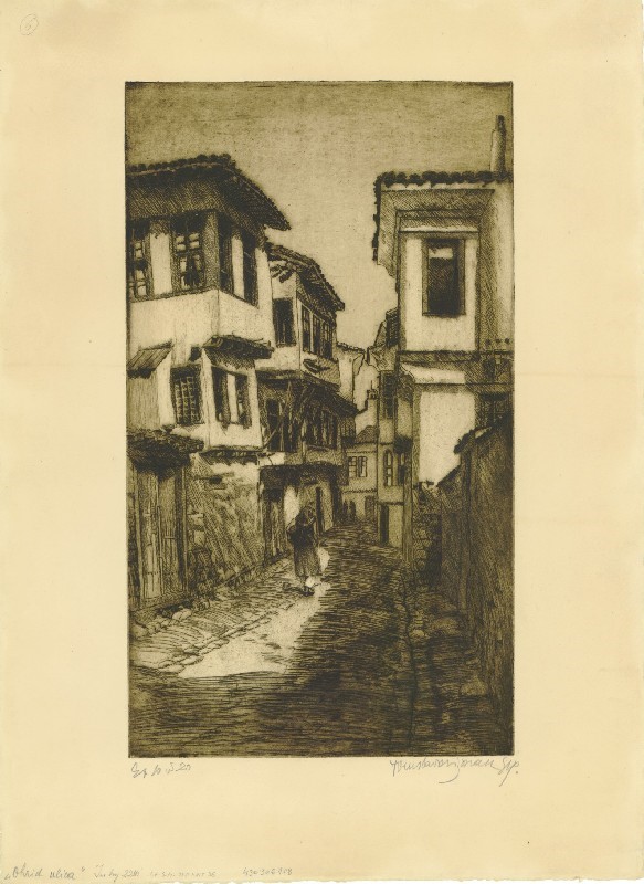 Tomislav-Krizman-1882-–-1955-Street-in-Ohrid